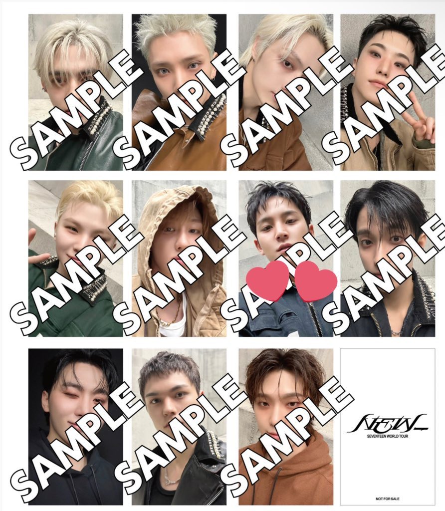 SEVENTEEN セブチ NEW_ 会場 来場者 限定 weverse ユニバ 特典 トレカ