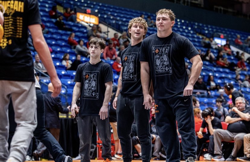 STCE_Wrestling's tweet photo. Wrestling #1 Marmion in the 3A State semis at 11 AM. LET’S GO. https://t.co/MHPUTyYfg9