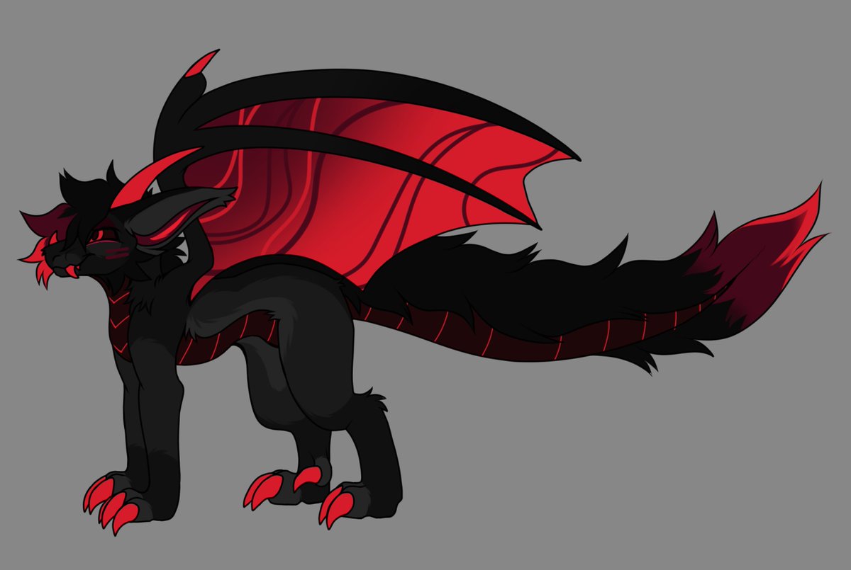 ZinthosEXE's tweet photo. Updated Dragon design for my fursona :3 https://t.co/T6BiSLaE34