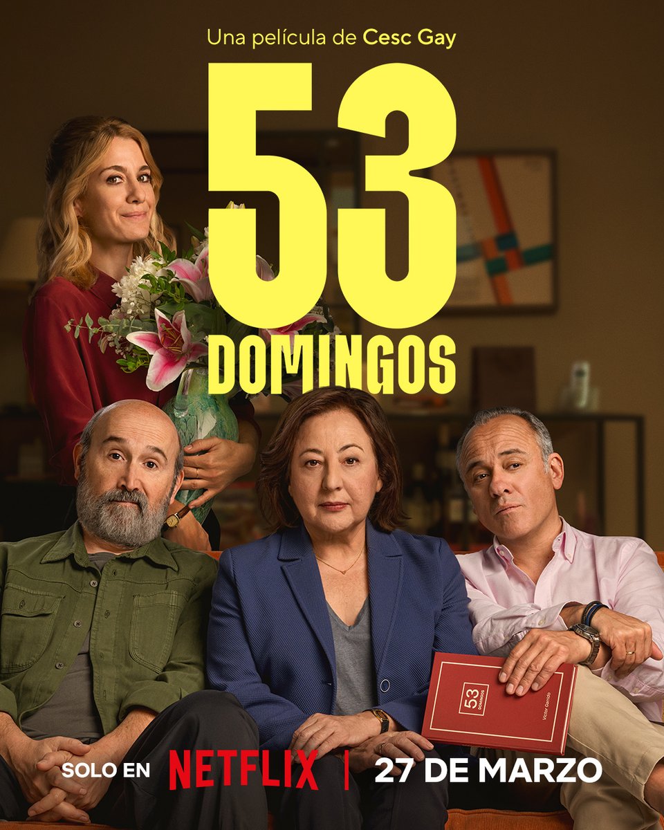Los domingos como hoy son tranquilitos hasta que llega LA reunión familiar. Mañana llega el tráiler de la película '53 Domingos', de Cesc Gay. Con Javier Cámara, Carmen Machi, Javier Gutiérrez y Alexandra Jiménez.