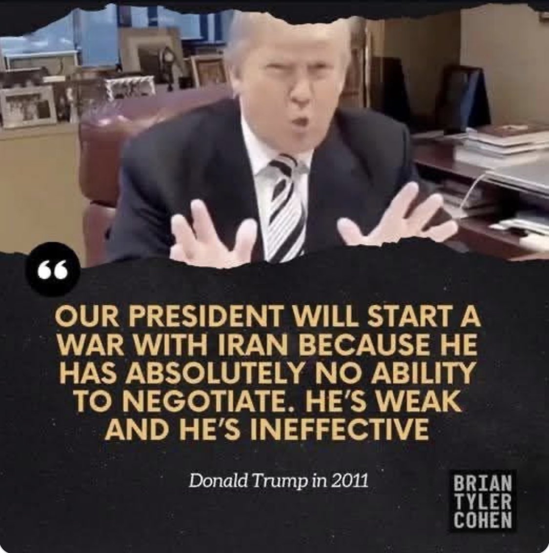 AnnieForTruth's tweet photo. Trump is a weak and ineffective leader…a total LOSER! He couldn’t negotiate a deal even if his sorry ass depended on it. #FartOfTheDeal https://t.co/oXuQQv1Pm5