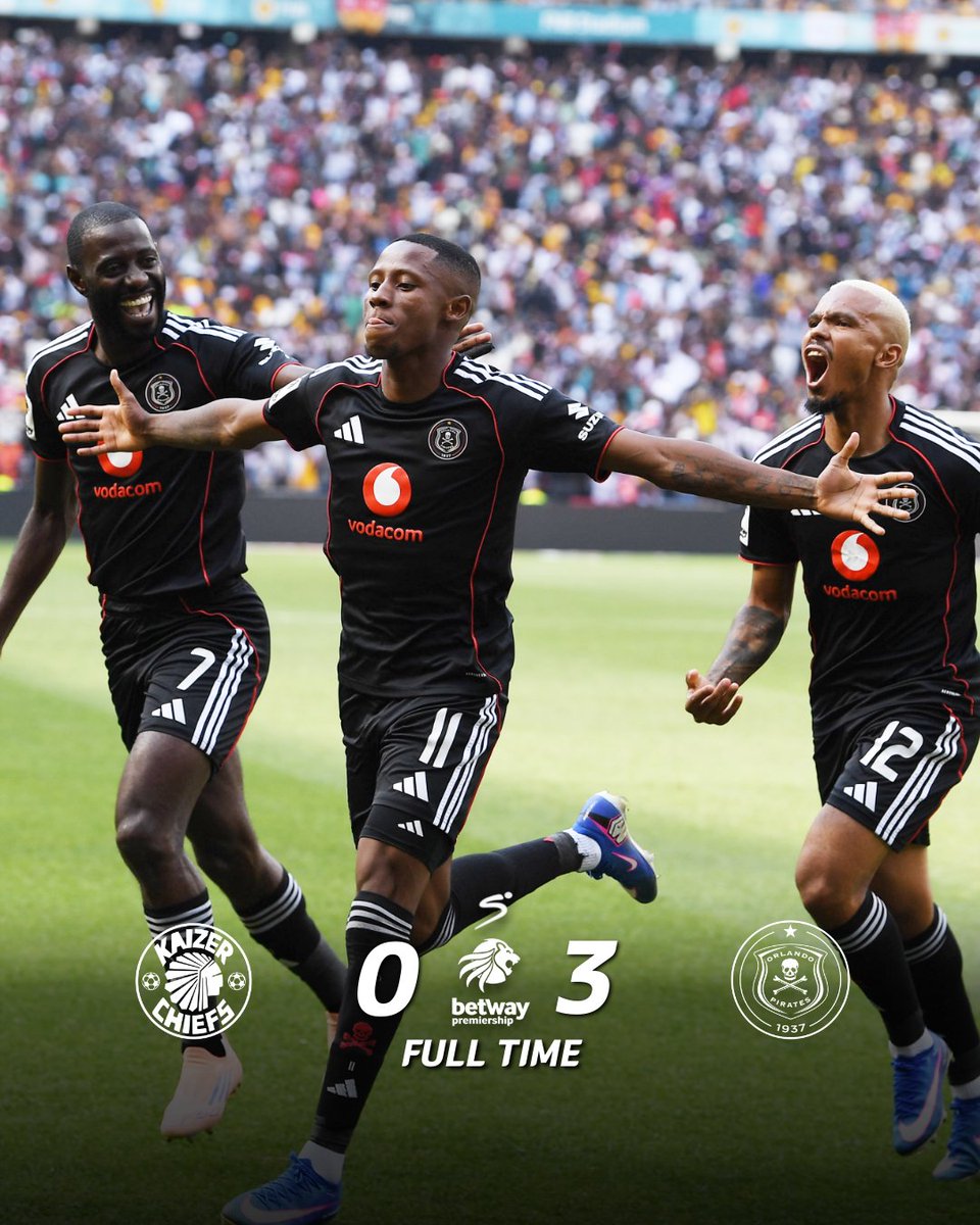 SOWETO BELONGS TO THE BUCS ☠️⚫

#SowetoDerby | #BetwayPrem | #SSDiski