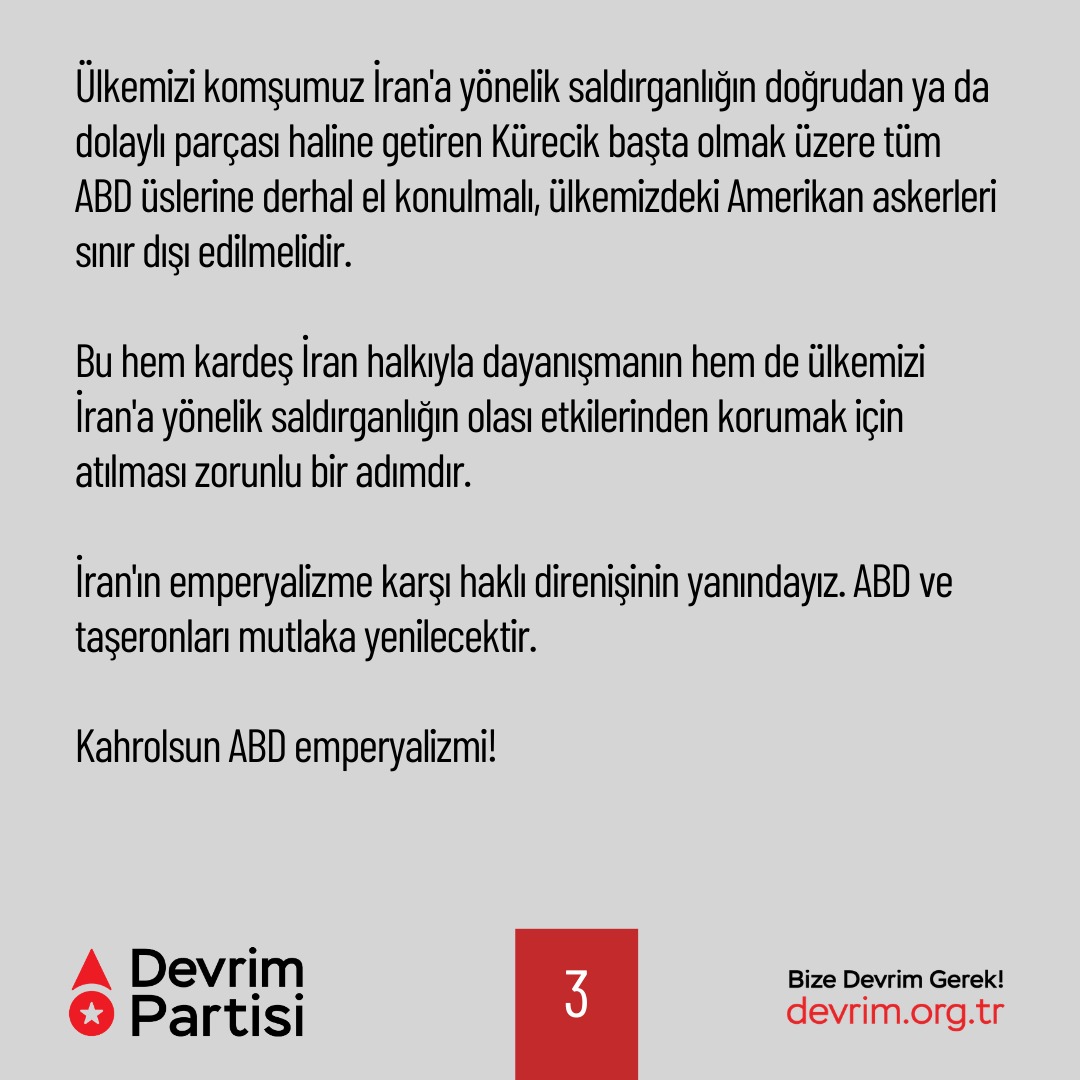 Sosyalistlerden ABD saldırısına tepkiler

Devrim Partisi: "Emperyalizm yenilecek!"

sendika.org/2026/02/sosyal…