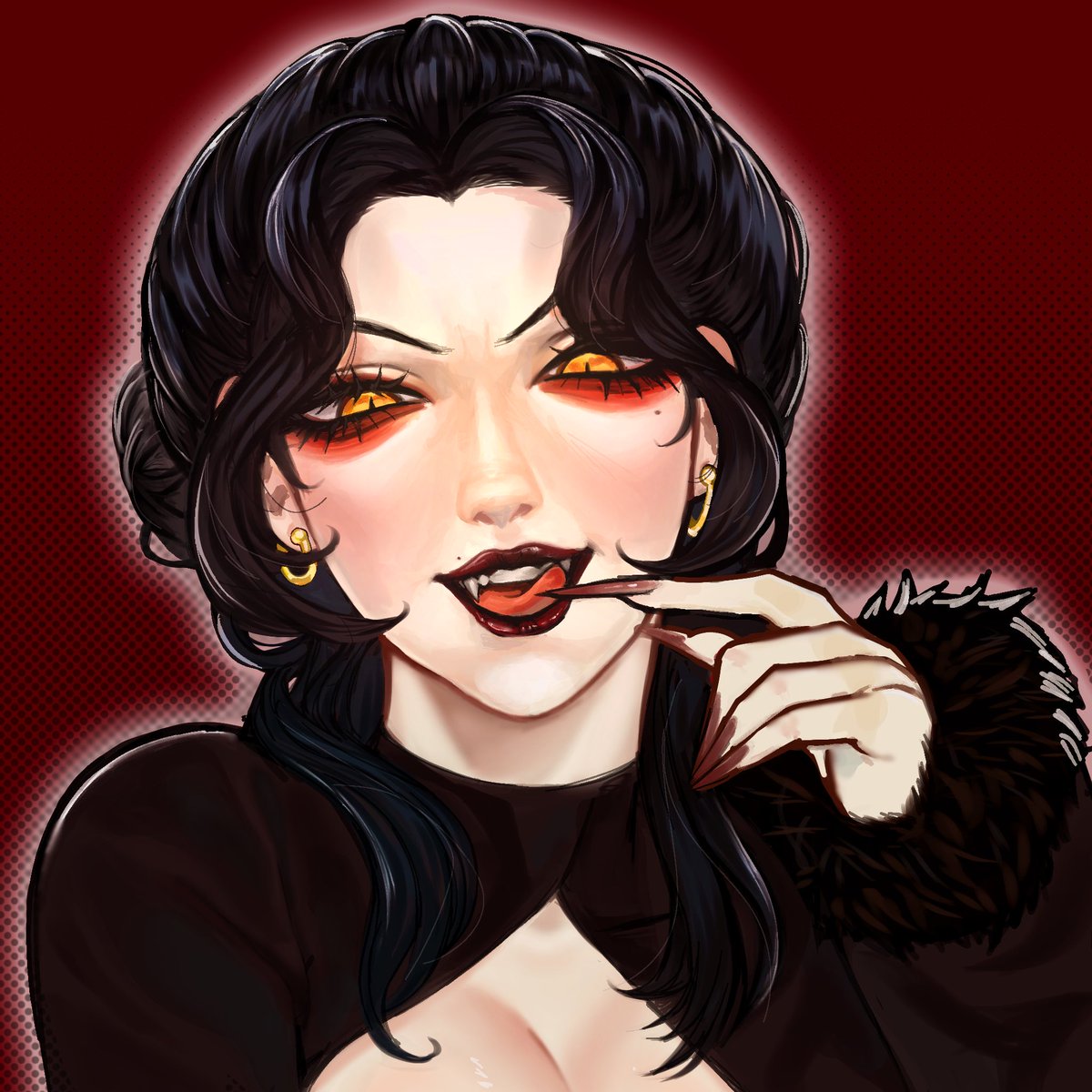 Will you join stream today? I won’t bite I promise~♥️
tiktok.com/@darling_ruby_…

Art by renie_melon on TikTok
#vtuber #art #streamer #ENVtubers