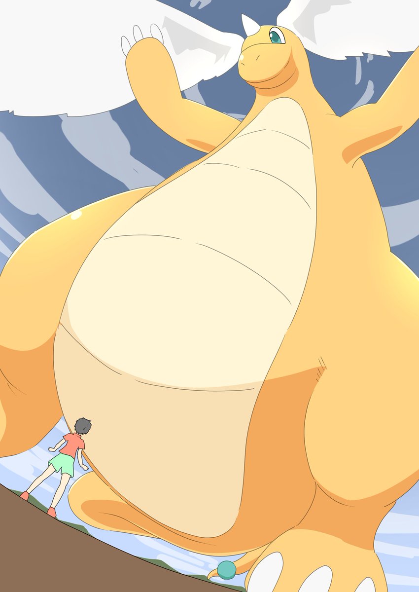 RT @altersierrav: カイリューが可愛すぎるので描きました ポケモン