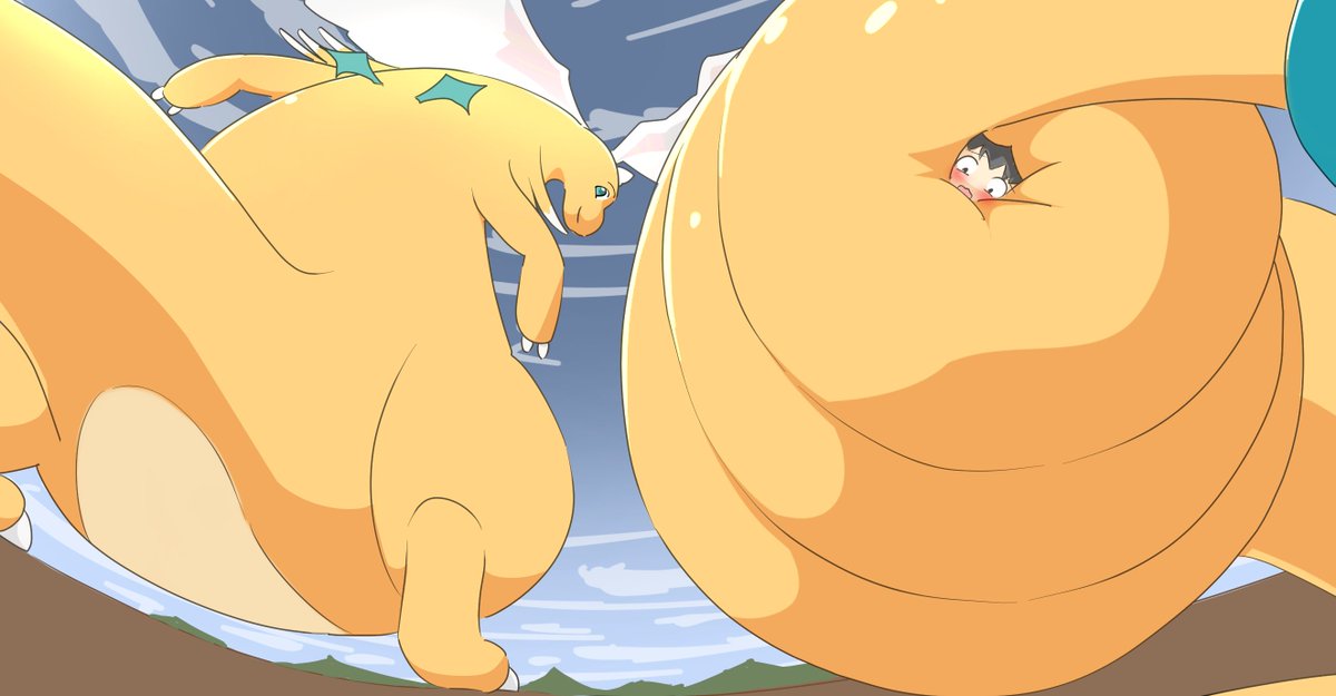 RT @altersierrav: カイリューが可愛すぎるので描きました ポケモン