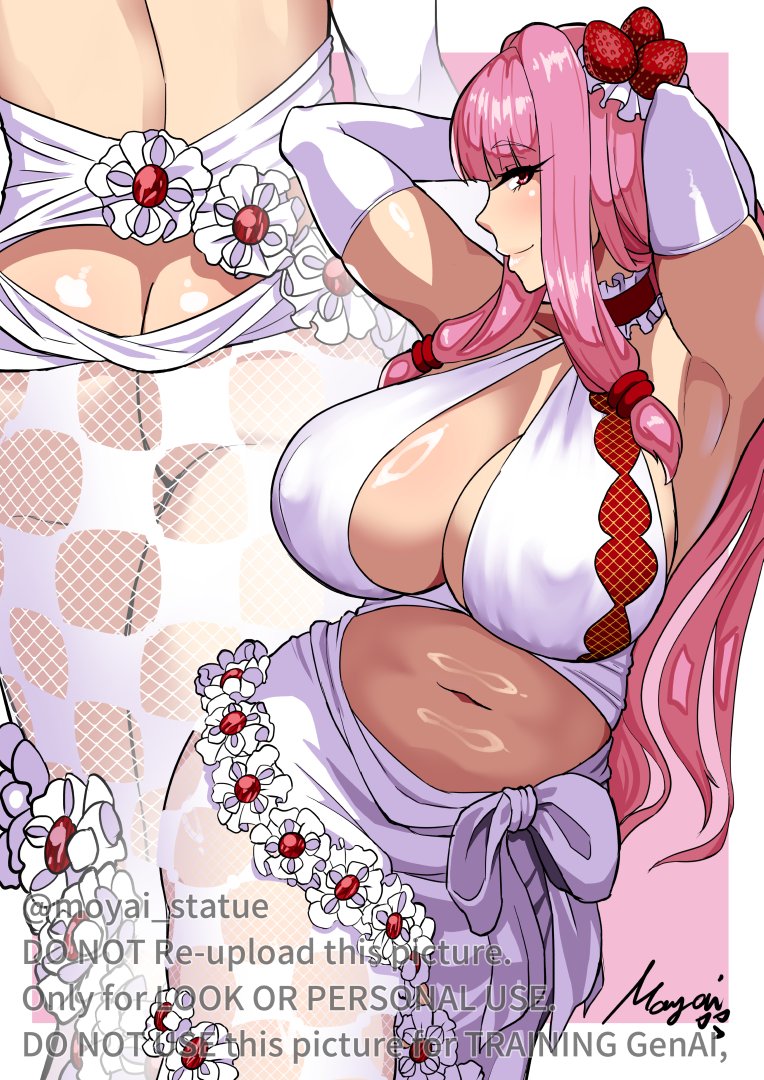 [R-18]イチゴショートケーキネイキッドドレスaknちゃんとブラ外しaknちゃん 