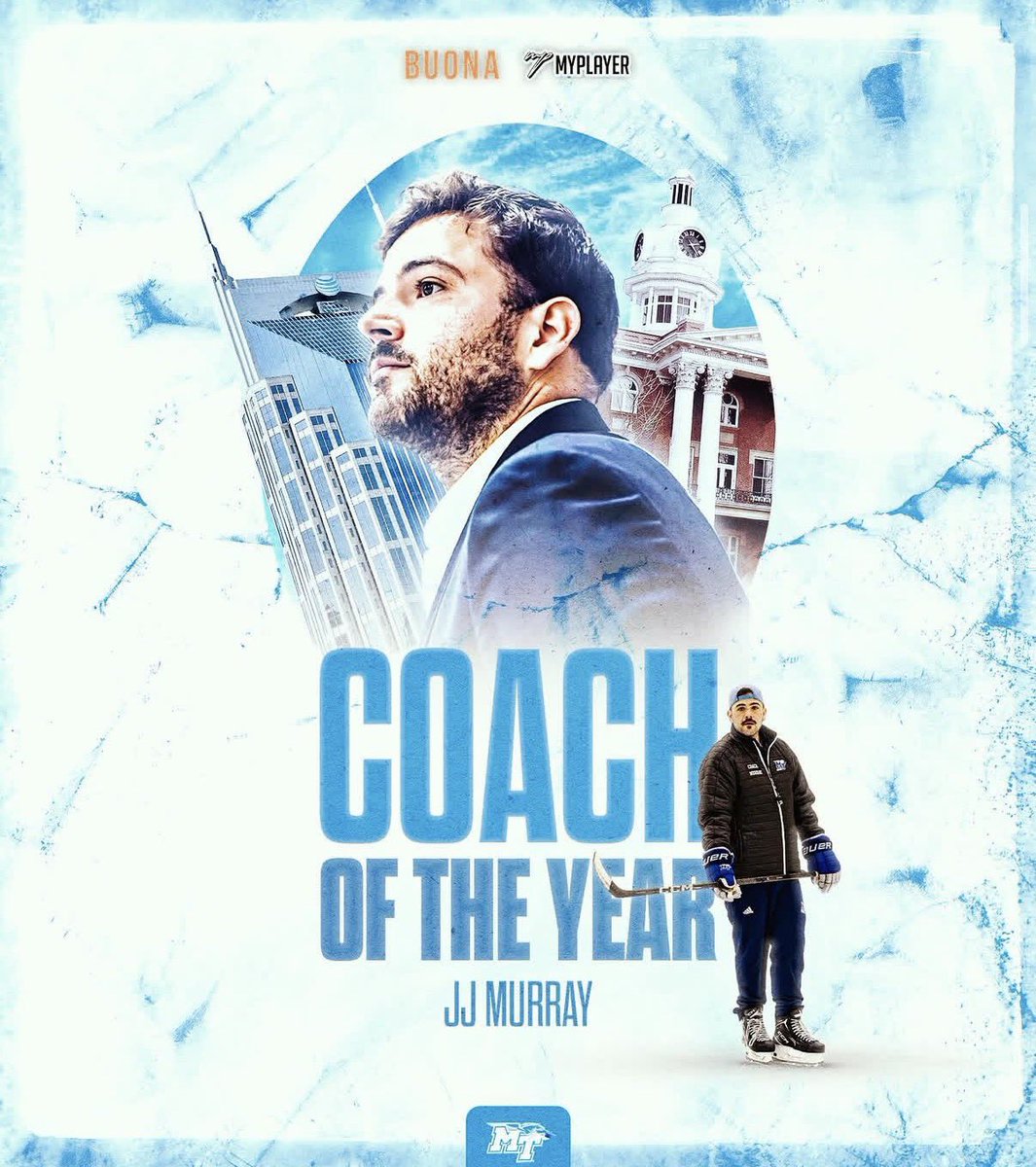 MTSUhockey's tweet photo. Lots of awards for the Blue Raiders‼️ https://t.co/qyZSALkRDi