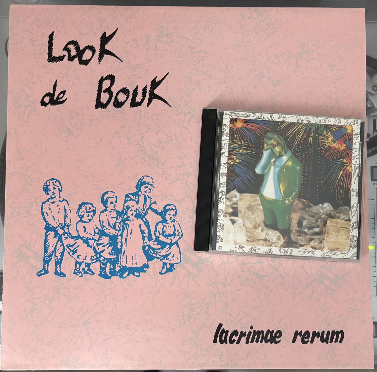 now playing: Look de Bouk - Lacrimae Rerum (1985) &amp; Bec Et Ongles (1990) one of the best quirky "avant-prog" groups. the LP is more proggy and textured. the CD has the group going more towards "toypop" and similar pop sensibilities applied to their weird prog sound