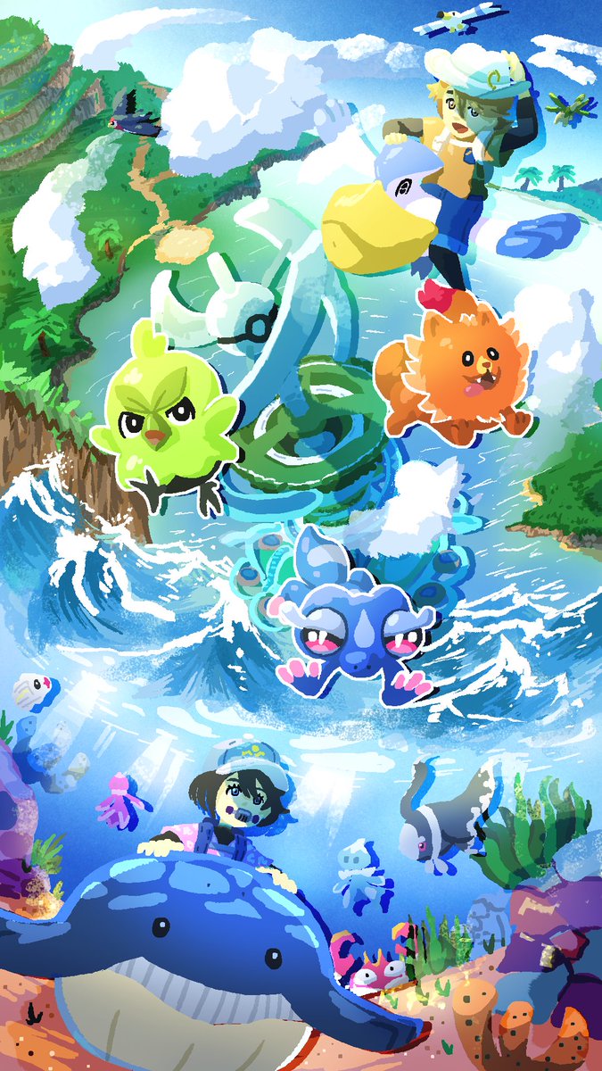 ElStrawFedora's tweet photo. #PokemonWindsWaves https://t.co/b82YgiMznH