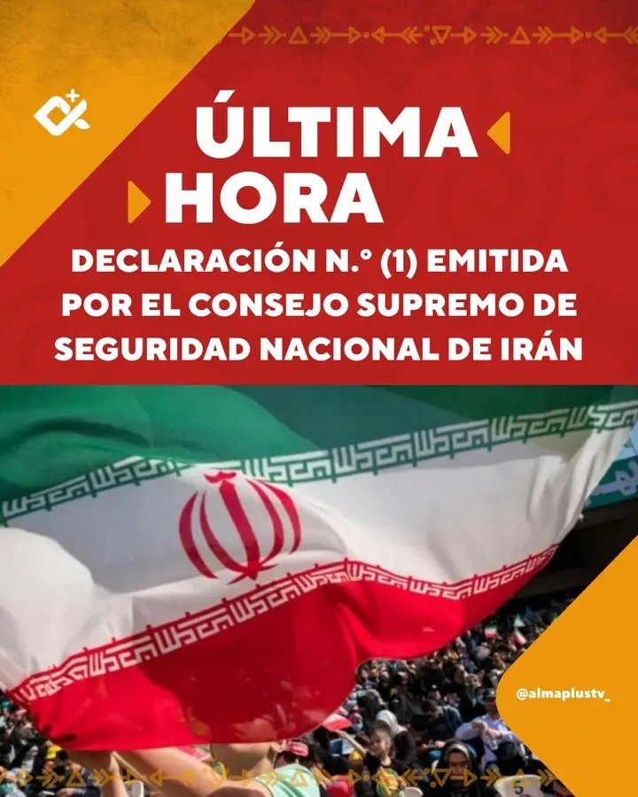 Condenamos los  ataques perpetrados  por Israel y EEUU contra #Irán, violando su soberanía e integridad territorial, acciones  que quebrantan la paz y la seguridad  internacional, y constituyen una clara transgresión del Derecho Internacional y la Carta de la ONU.
#CubaSoberana
