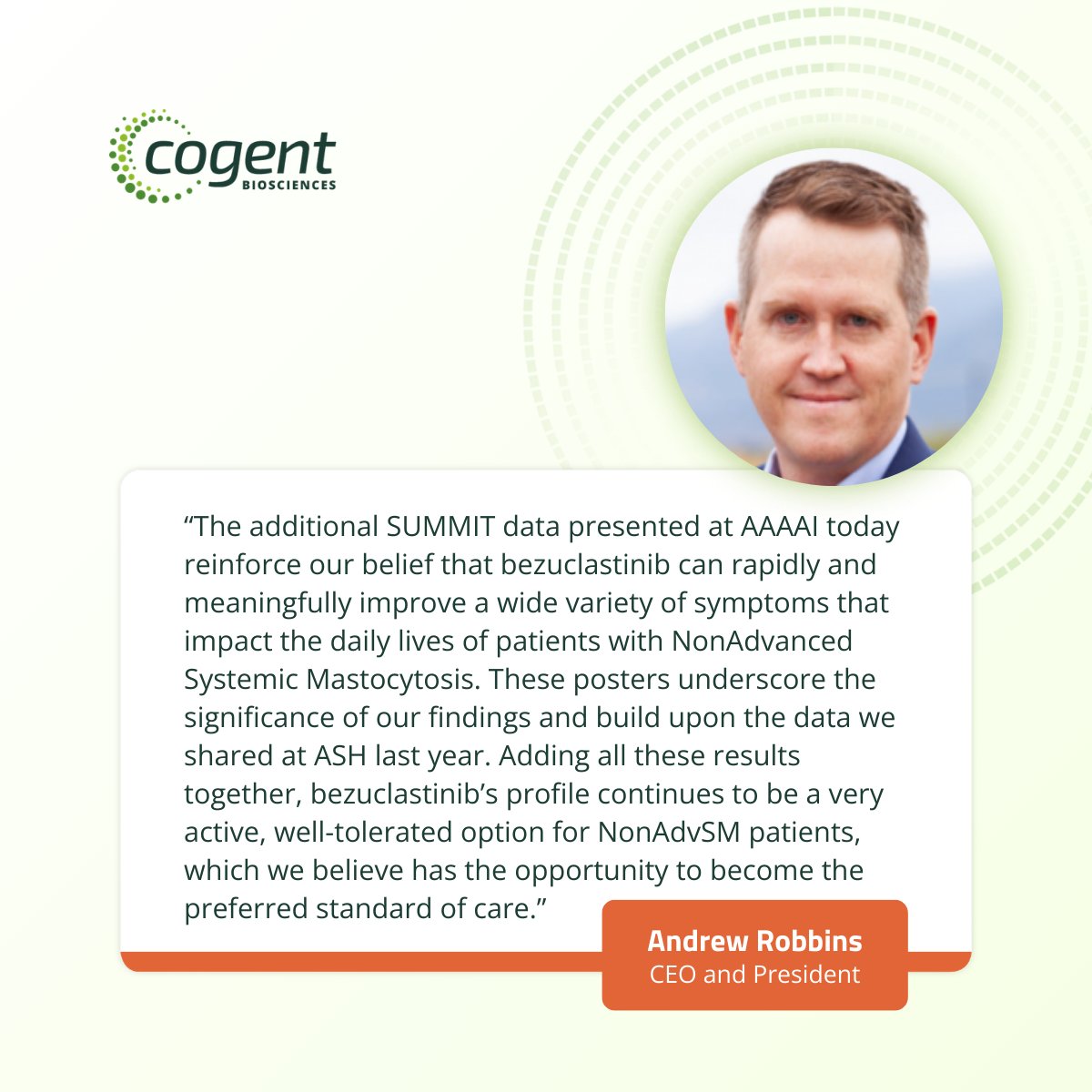 Cogent Biosciences tweet media