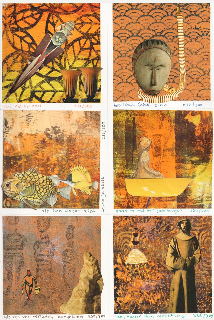 Heldinne's tweet image. weer 6x een #collage van 9x9 cm gemaakt voor #the300dayproject (231 tm 236)
afbeeldingen op #imagetransfer #gelliprints
#the100dayproject