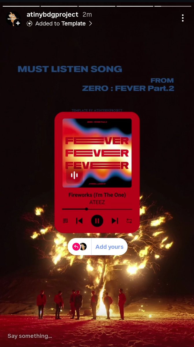 atinybdgprject's tweet photo. Hi~, we've just uploaded a new Instagram template sticker uploaded special for celebrating ATEEZ's 6th mini album, ZERO : FEVER Part.2!

Let's drop your favorite track! 👇
https://t.co/E429o9JYqP
@ATEEZofficial #ATEEZ #에이티즈 https://t.co/bIULQlALe4
