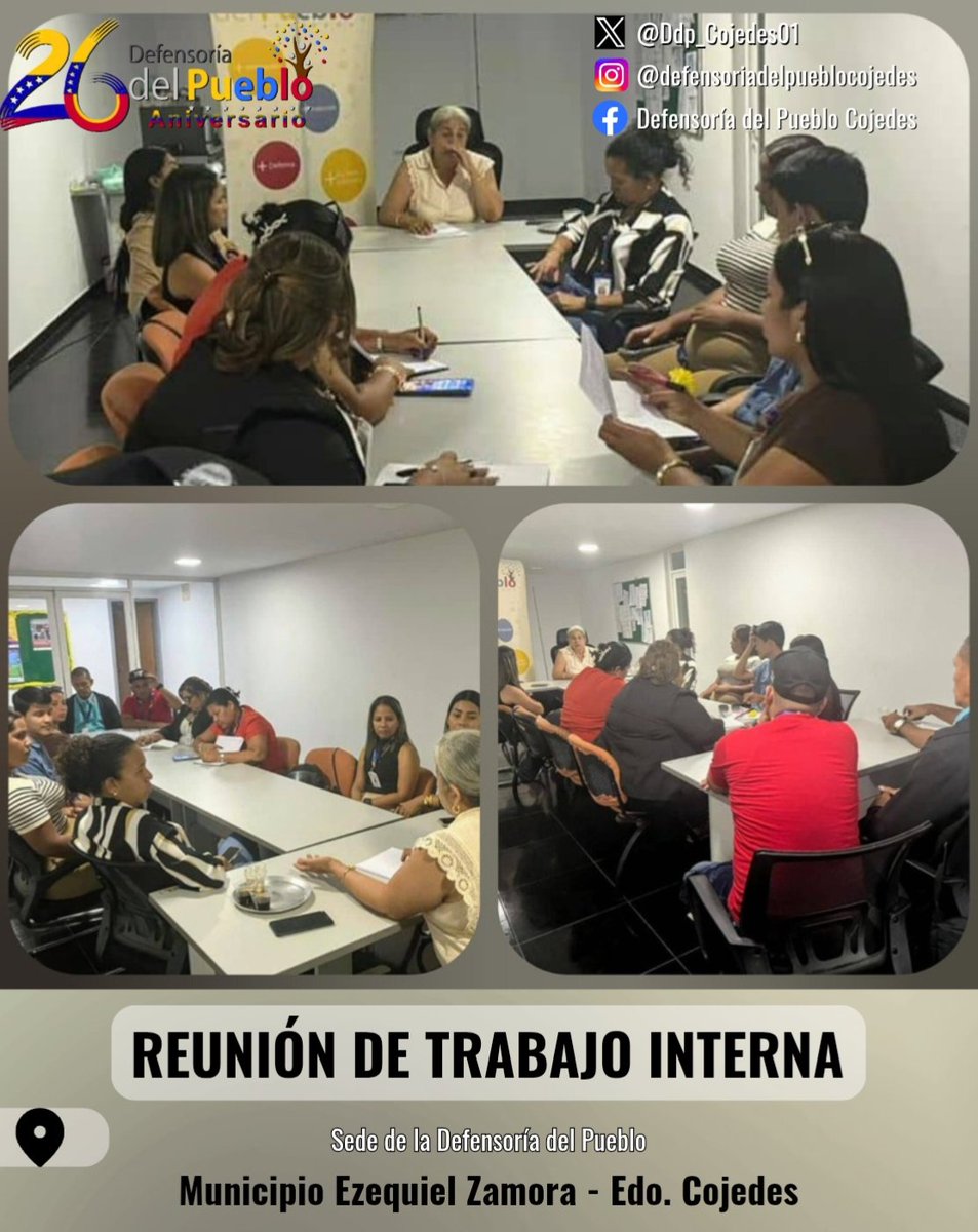 La Defensora Delegada Abg Corina Lago sostuvo Reunión de Trabajo con el personal Defensorial y Administrativo para evaluar el primer bimestre de trabajo y elaborar agenda de actividades para el mes de marzo en materia de Promoción, Vigilancia, Defensa y Divulgación