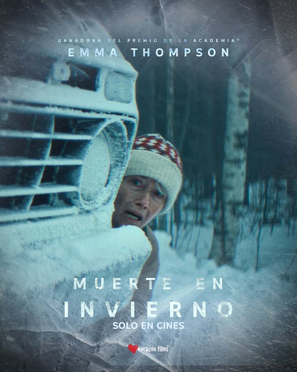 #MuerteenInvierno con Emma Thompson es un thriller de tensión pura, donde cada minuto cuenta. Ya en cines.