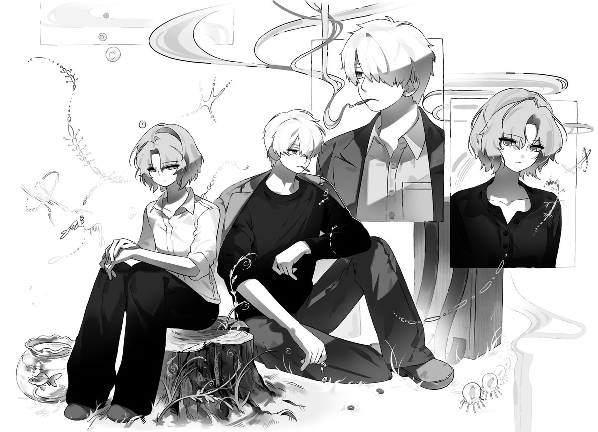 #cm #Commission
흑백타입 신청 감사합니다 !🌿