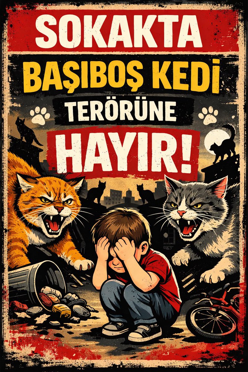 Ruh hastası yaşam formları şimdi de kedilere nefret kusmaya başlamış.
Yaşama güzellik kats her şeyden bu denli nefret etmeyi nasıl başarabiliyor bu mshluklar?