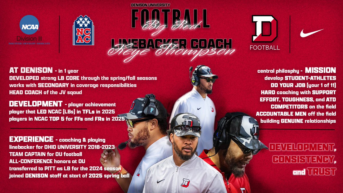 Denison Football tweet media