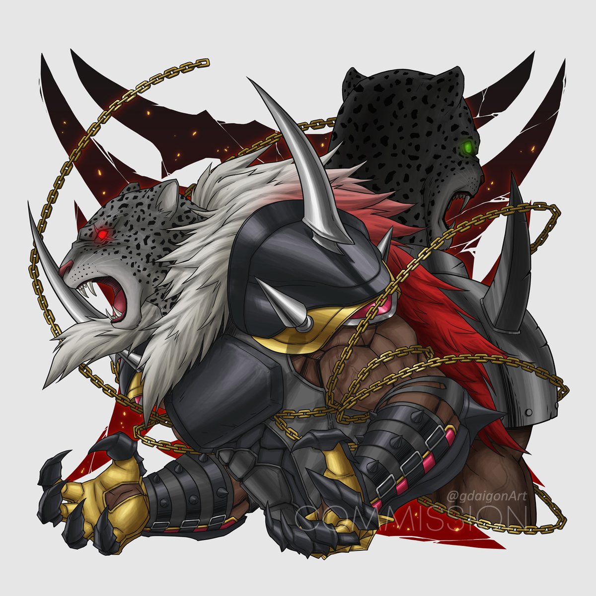gdaigonArt's tweet photo. Dark Supernova Armor King commission for @SnakeEdgeDude 🔥 thank you so much!🙇‍♂️ #TEKKEN8 https://t.co/ACEwMgntov