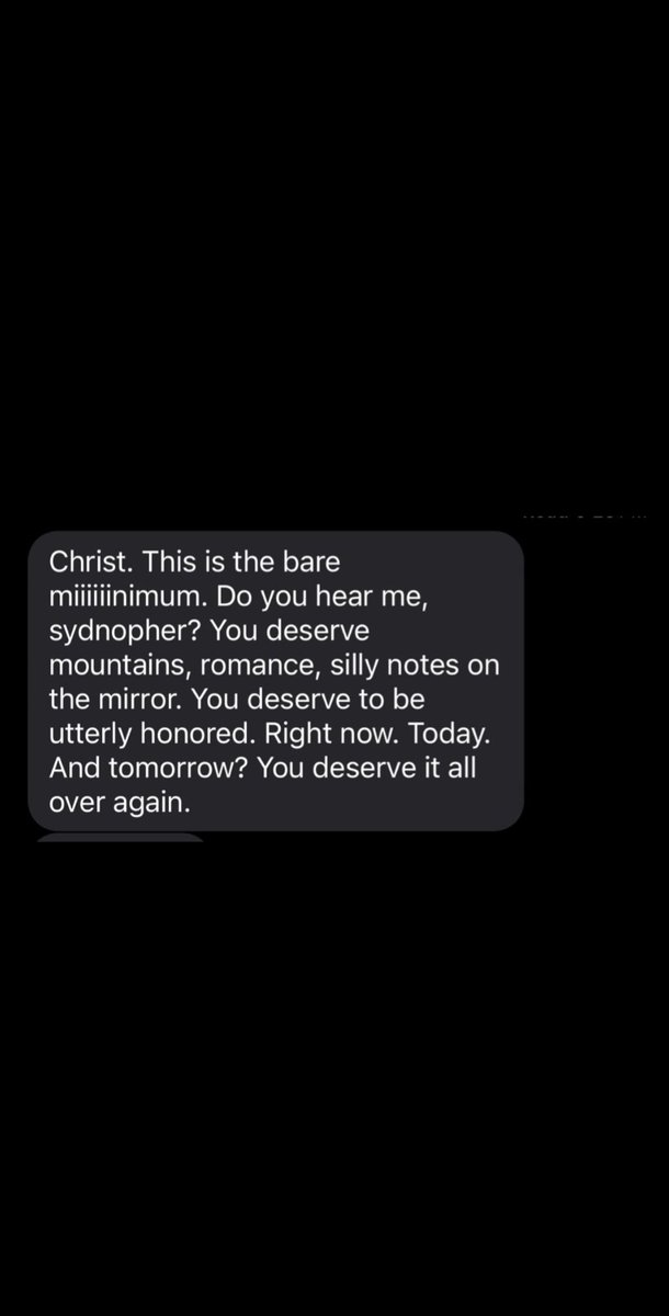 sydbeesyd's tweet photo. whenever im struggling i go back and read these texts from everest 🤕 so grateful for a friend like them https://t.co/AgPpe0ceEw
