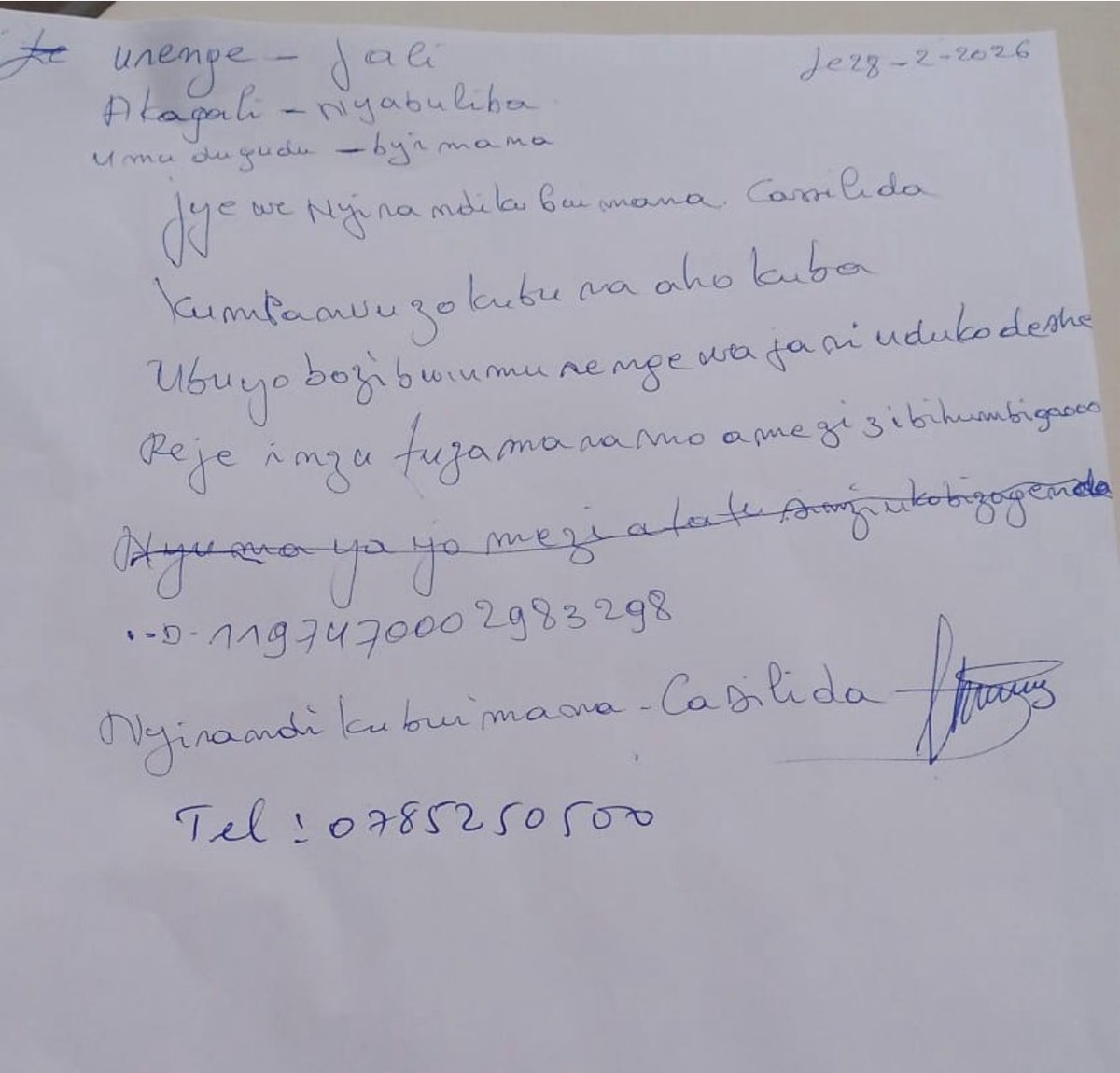 Mudaheranwa Regis tweet media