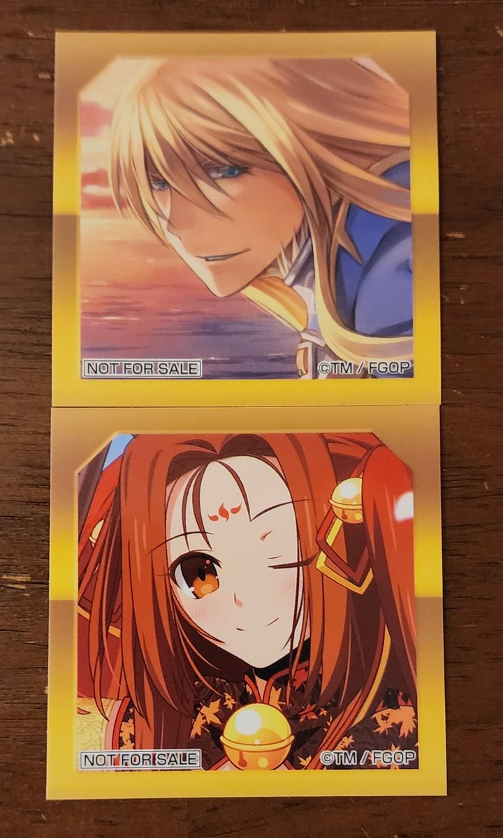 1 緩募 FGO 最終再臨展 編成画面風カード 特典 ステッカー 交換 譲