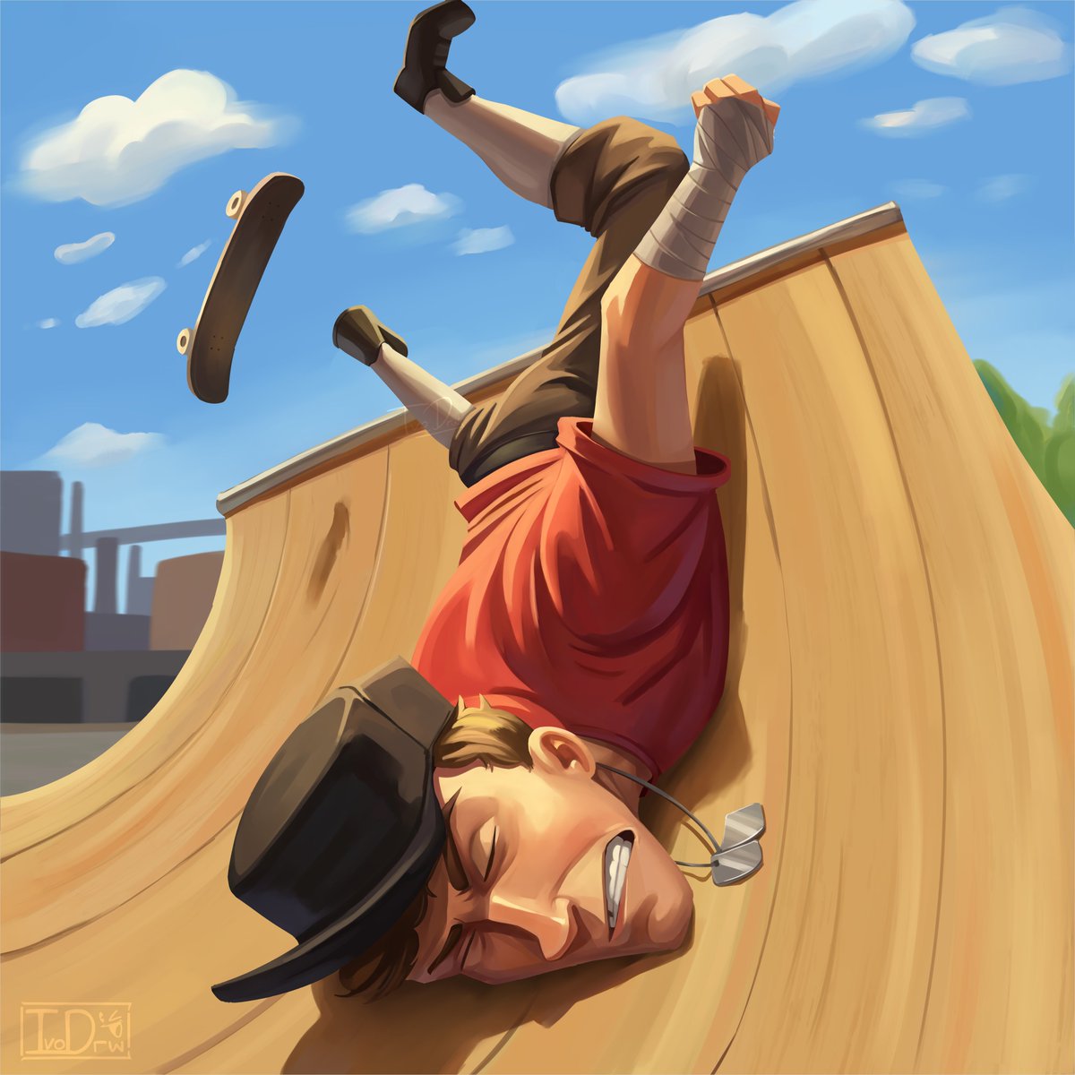 Thx for the 1k! 
the Scout falling...