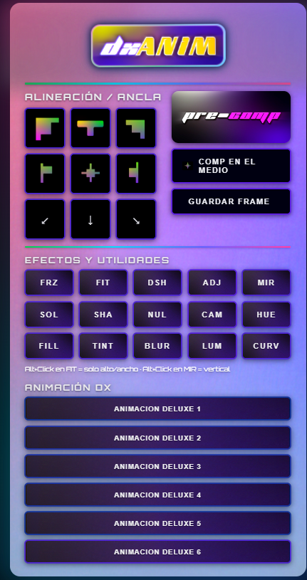 SdxOFICIAL's tweet photo. En el StoreDX Lab no solo creamos recursos, diseñamos el software que cambiará tu forma de editar. dxANIM es la extensión definitiva: utilidades de ingeniería,
👇 SIGUE EL DESARROLLO AQUÍ:🔗 https://t.co/ldPRDJ1W8R
tags
#StoreDx #premierepro #StoreDXLab #AfterEffects #AEScripts https://t.co/LA4lrgwTMJ