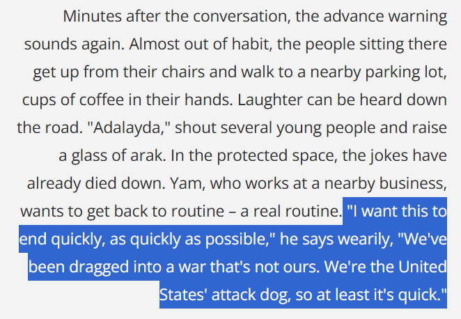 The final boss of liberal zionist arguments: "America made us do it"