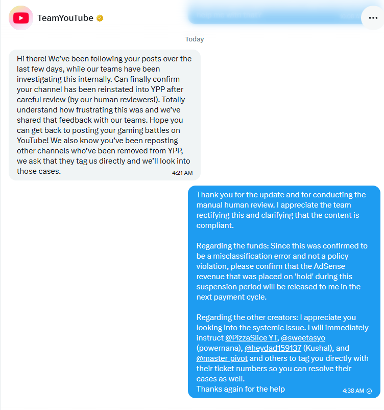 Animerizzz's tweet photo. @TeamYouTube @nealmohan @reneritchie @YouTube This is my case I'd { 4-0872000040424} 
I am one of those creators who got flagged by  misleading family' content and got demonetized some creators got their monetization back so please help me with my channel monetization. https://t.co/EmbPoLFcq4