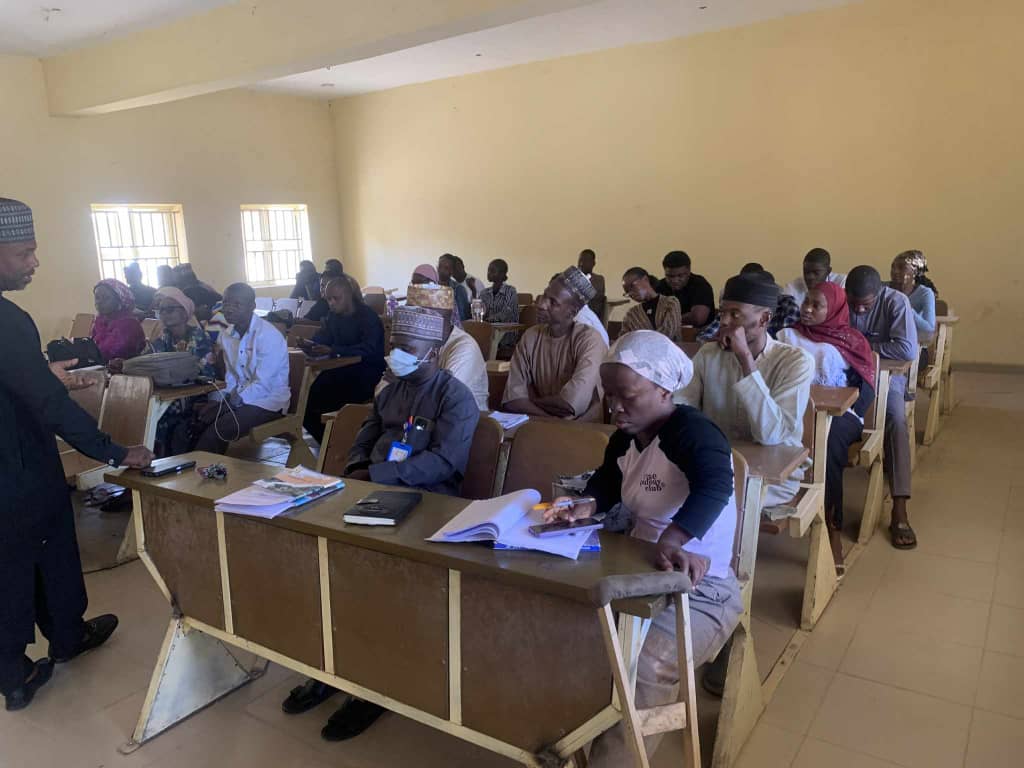 CitadRadio's tweet photo. Today in our monthly Inspiring Leadership Reflection Interactive Series (ILERIS) conducted across our offices, we hosted Mal Bello I. Halilu, HoD, Mass Communication Dept., Federal Poly Bauchi. Our Programmes Officer, Mujahid Ibrahim offered a  welcome remarks on behalf of our ED https://t.co/TTO5shZLup