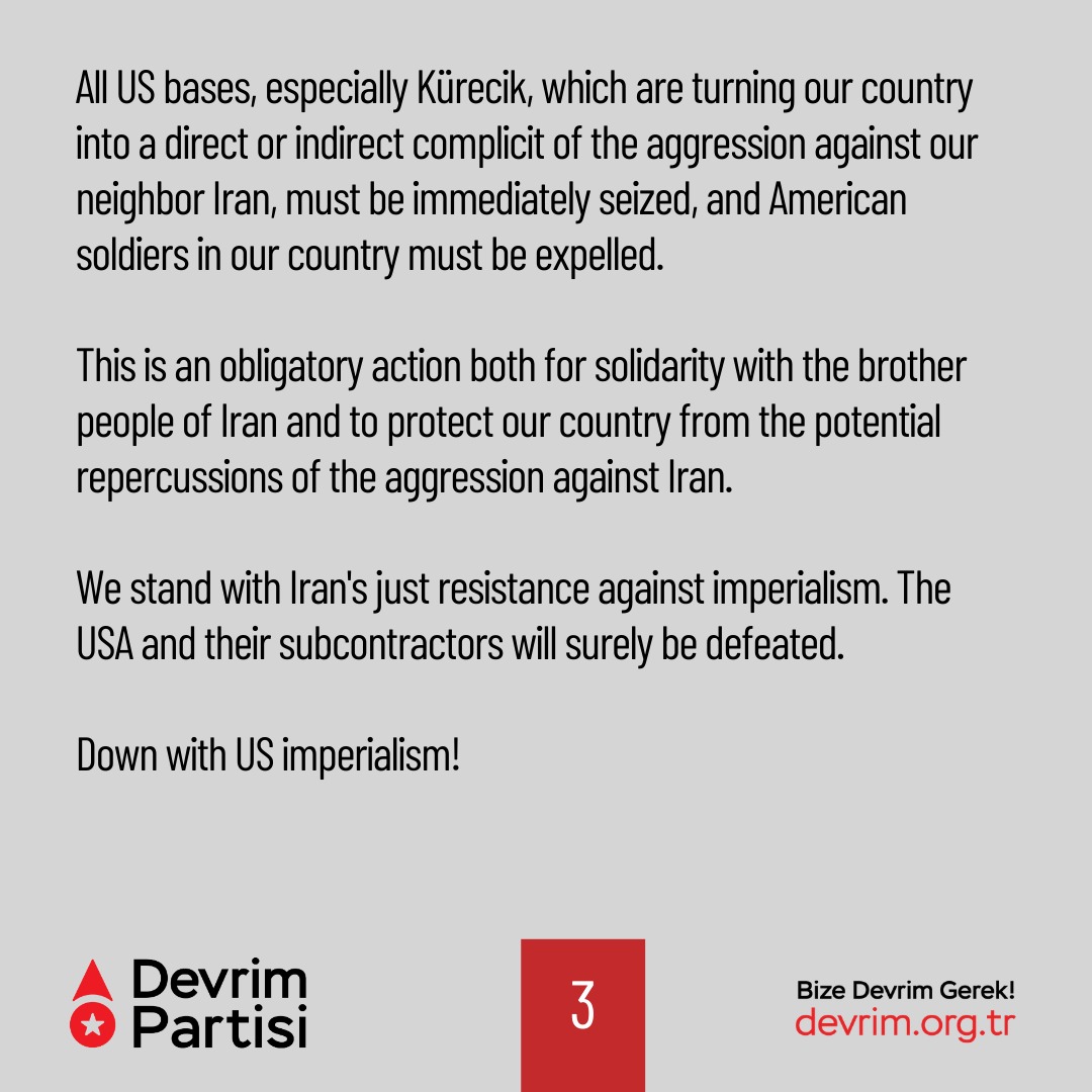 STATEMENT | Imperialism Will Be Defeated!