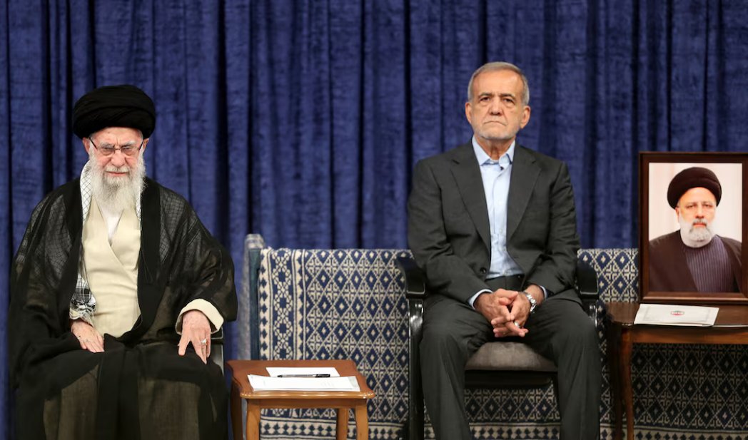#BREAKING: Confirmed, Iran's President Masoud Pezeshkian and Supreme Leader Khamenei are alive and well.