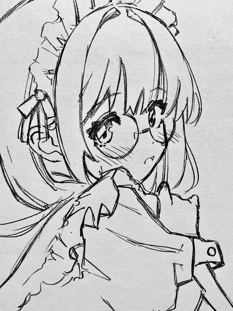 Post by にゃんにゃー on X: 下描き中🐱✏️