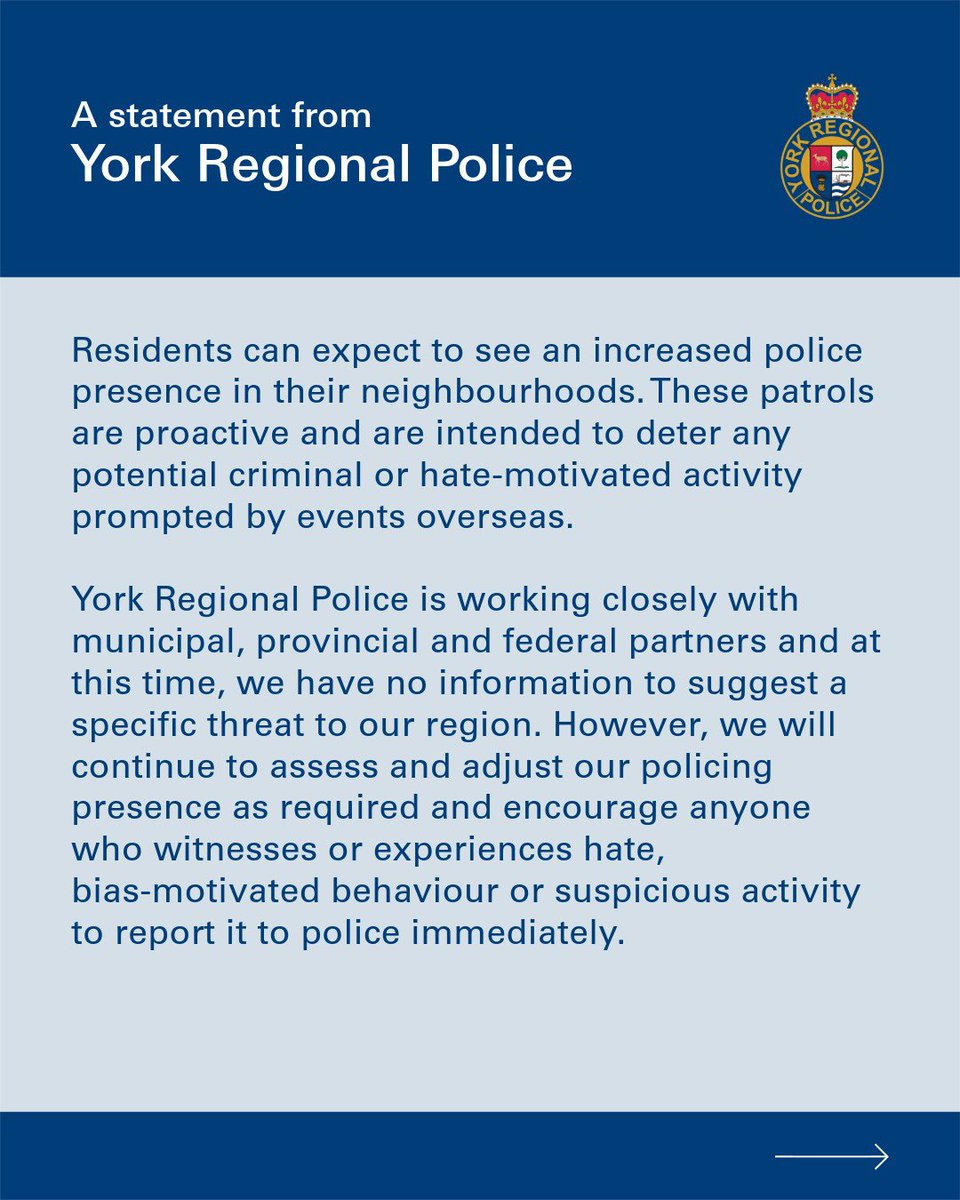 York Regional Police tweet media