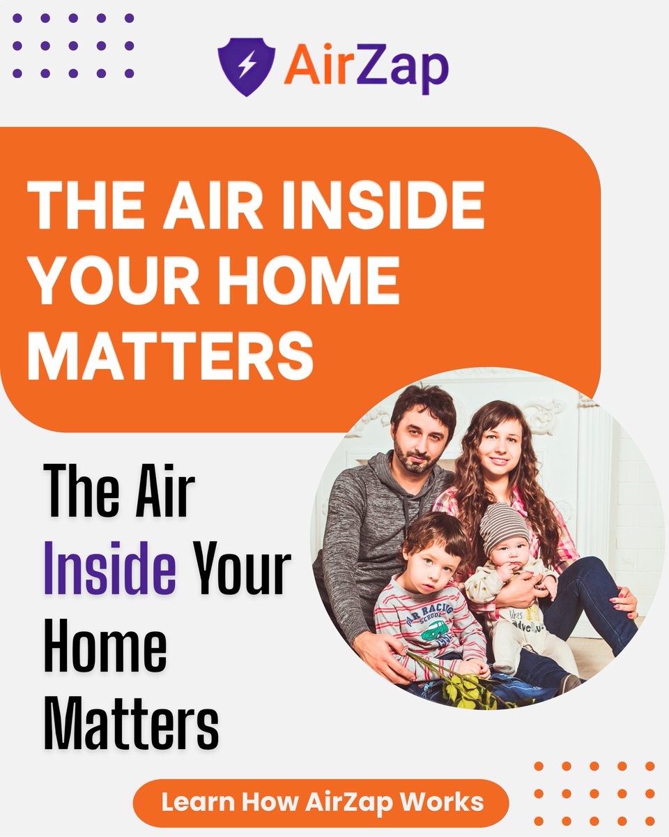 Airzapp's tweet photo. The air inside your home matters.
IAQ isn���t optional anymore it’s essential.
AirZap integrates directly into HVAC systems, helping contractors deliver cleaner air without added complexity.

Better air. Every project.

#IndoorAirQuality #HVAC #IAQ #HVACContractors https://t.co/qmigMP3VnM