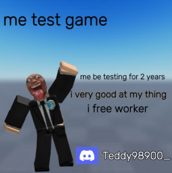 itzjustted's tweet photo. i test games. 
uhm idk but uh PLS PLS PLS PLS PLS PLS PLS PLS PLS PLS PLS PLS PLS PLS PLS PLS PLS PLS PLS PLS PLS PAY ME 

yeah i just uh replyed to the 25 dollar pickaxe since uh. i thought it would give me more clicks idk https://t.co/CUPKUqVYWm