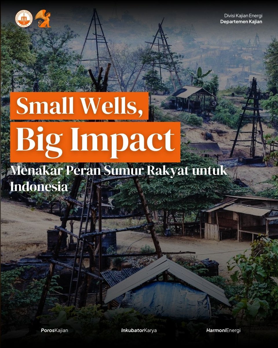 patraitb's tweet photo. [Sumur Rakyat: Apakah Benar-Benar Untuk Rakyat?]
Sumur minyak dengan produksi yang kecil dan dikelola rakyat yang dulunya ilegal, sejak pertengahan 2025 Pemerintah telah melegalkannya dengan syarat &amp; ketentuan berlaku.

Apakah ini langkah yang tepat?
#KajianPATRA
#SumurRakyat https://t.co/dZ1imO9PFX