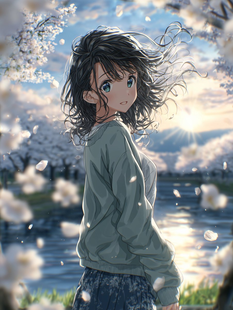 Shima17Tomo's tweet photo. 本日のお題は「#春の風」
今年もこの季節、やってきたね。
Another spring, another gentle wind that makes you smile.
https://t.co/ntAnoNQBTb
#ourtAI #SpringBreeze https://t.co/pNeAMCibNQ
