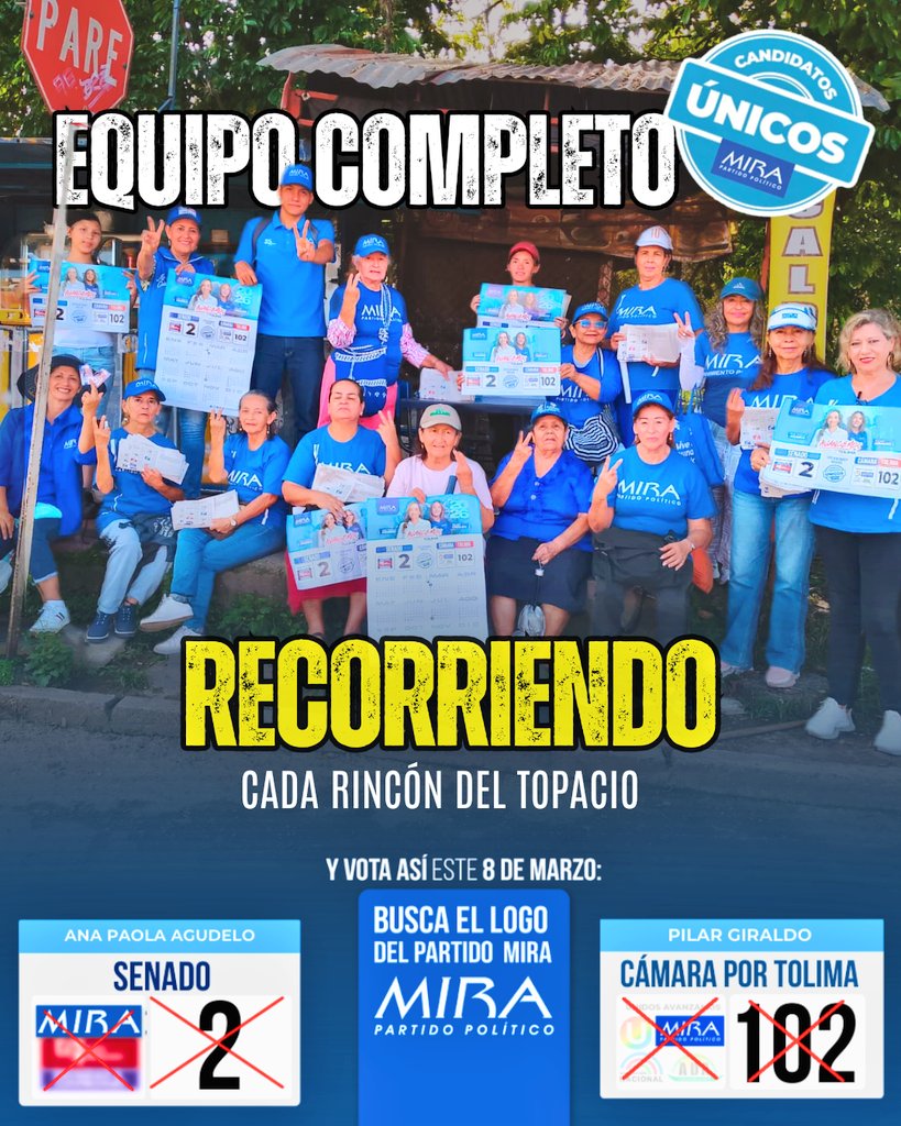 Martha_Castella's tweet photo. 🐕💙 HASTA LOS PERRITOS DEL TOPACIO NOS RECIBIERON

Este barrio nos abrió sus puertas con cariño 🏘️

Topacio ya sabe que el 8️⃣ de marzo debe marcar:

✅ 0⃣2️⃣ Senado - Ana Paola Agudelo
✅ 1⃣0⃣2️⃣ Cámara - Pilar Giraldo

#Topacio #MIRA #Ibagué #HastaLosPerritosConMIRA https://t.co/CdgDnfPrKs