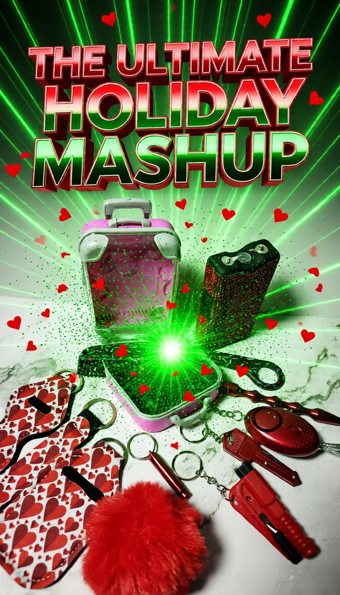 jiction's tweet image. The Ultimate Holiday Mashup #selfdefense #keychains @ JudesPlace.com/store