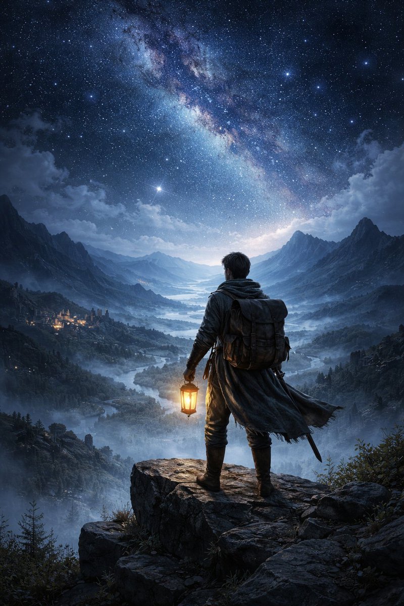 ruhinrhyme's tweet image. Between the hush of stars and doubt, I roam,
A restless heart that will not call fear home.
Through broken maps and skies unguessed,
I follow whispers of a #quest.
Not for gold, nor crown, nor crest—
But to find the truth within my chest.
#vss365 #prompt