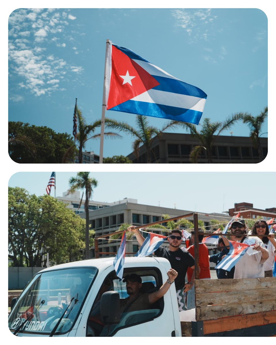 ujc_uy's tweet photo. Caravana por la Paz y contra el bloqueo imperialista Solidaridad con Cuba 🇨🇺 🇺🇾 https://t.co/MjnEx6gOk5