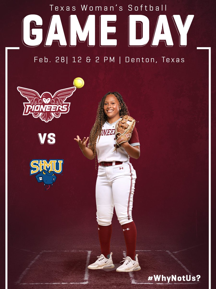 TWUSoftball's tweet photo. 𝙉𝙤 𝙗𝙚𝙩𝙩𝙚𝙧 𝙙𝙖𝙮 𝙩𝙝𝙖𝙣 𝙖 𝙏𝙒𝙐 𝘿𝙤𝙪𝙗𝙡𝙚𝙝𝙚𝙖𝙙𝙚𝙧 𝙤𝙣 𝙖 𝙎𝙖𝙩𝙪𝙧𝙙𝙖𝙮😁

📺https://t.co/wr2BTbjwti
📊https://t.co/IRmj0NXIc9

#PioneerProud | #WhyNotUs https://t.co/yk9SBwwPAy