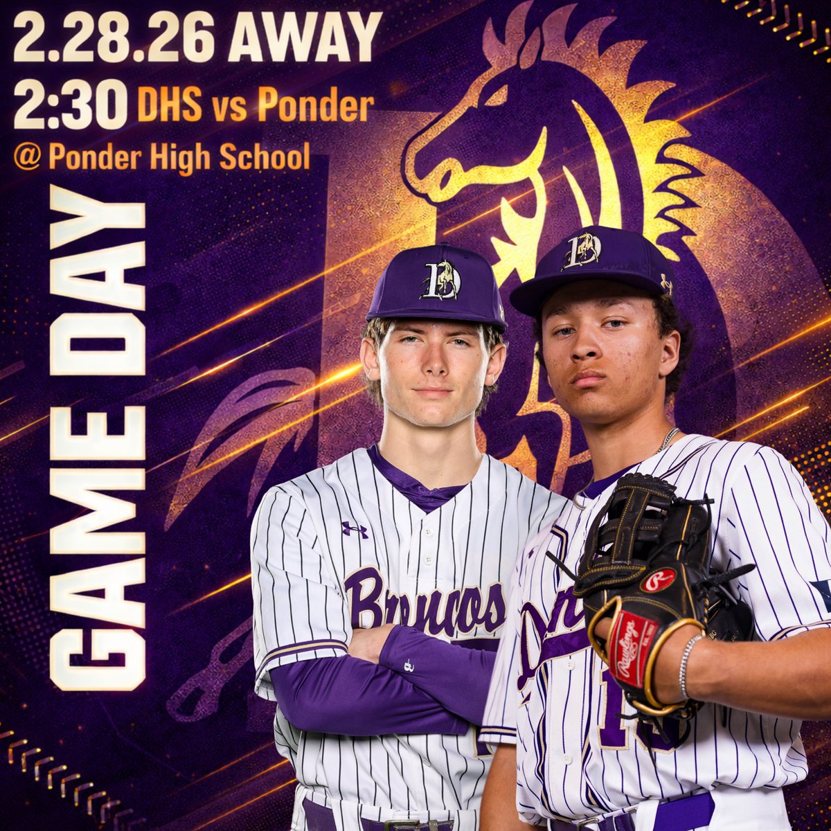 Denton High Baseball tweet media