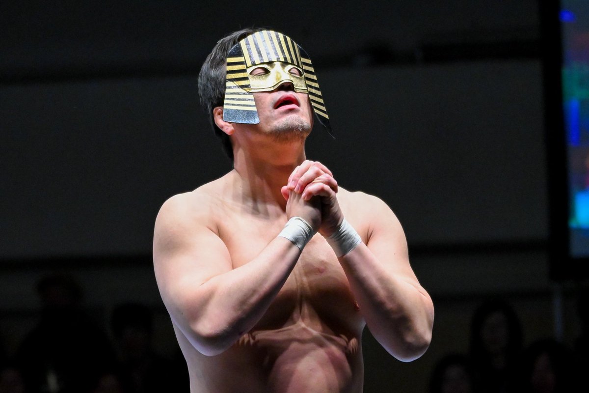 giara626's tweet photo. 2026.02.26
CMLLFANTASTICA MANIA 2026
@後楽園ホール
#マスクドファラオ 選手
#njcmll #njpw https://t.co/tRglji38pX