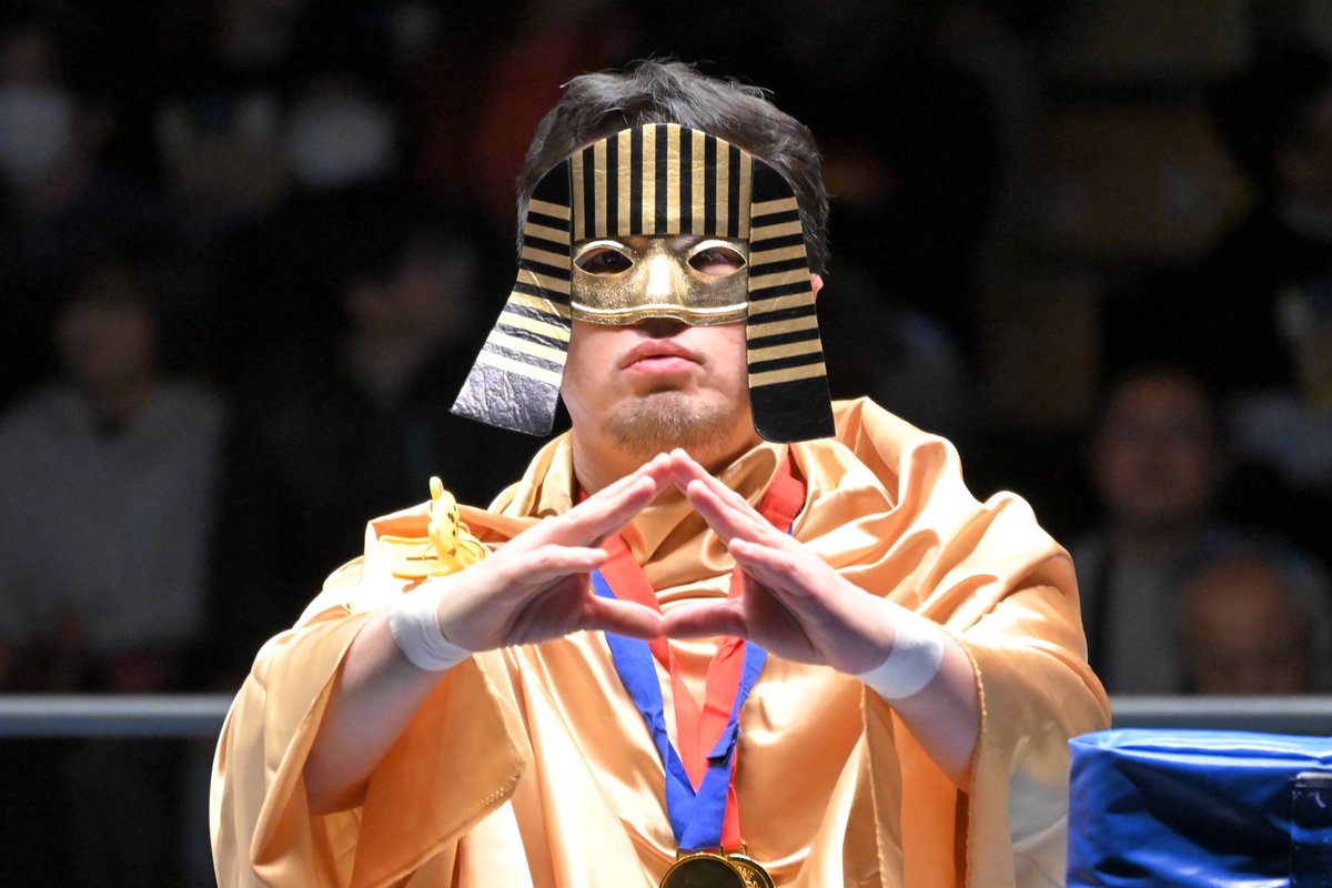 giara626's tweet photo. 2026.02.26
CMLLFANTASTICA MANIA 2026
@後楽園ホール
#マスクドファラオ 選手
#njcmll #njpw https://t.co/tRglji38pX