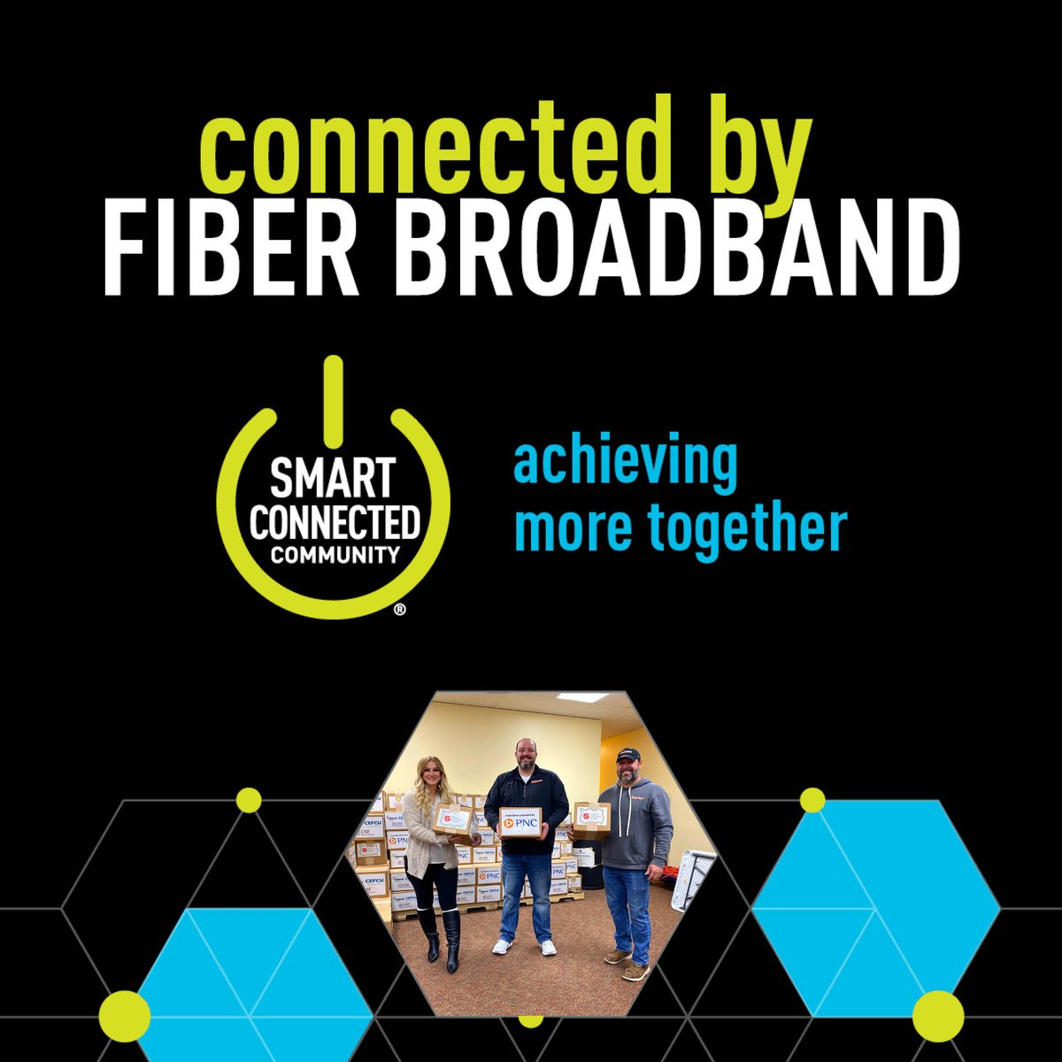 fiberfastnow's tweet photo. As part of @NTCAconnect's Smart Rural Community (SRC) network, we all-in on keeping small-town America connected and thriving by driving local economic growth, powering education with cutting-edge tech, and delivering modern healthcare through telemedicine.#SmartRuralCommunity https://t.co/nSmEv2xD63