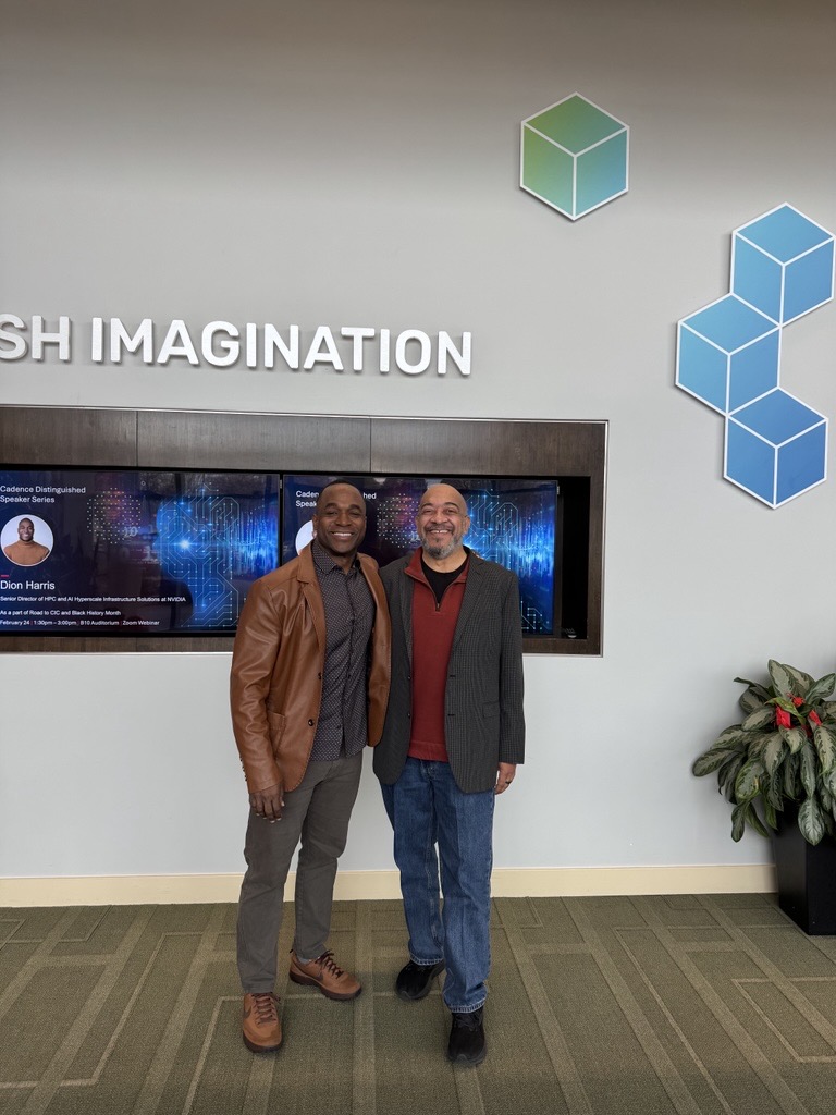 We celebrated Black History Month with our team &amp; Dion Harris, NVIDIA's senior director of HPC &amp; AI Hyperscale Infrastructure Solutions! Dion shared insights on leadership, AI's future, &amp; Cadence's partnership with <a href="/nvidia/">NVIDIA</a>. Thank you, Dion!

Learn more 👉 
cadence.com/en_US/home/com…